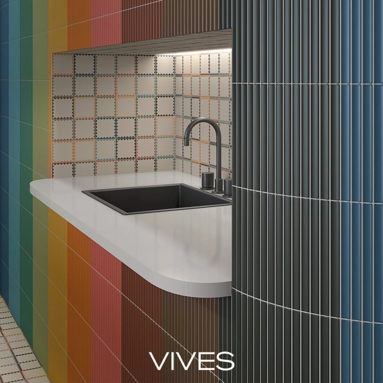 Vives Surf Kalea 30x30 dekoracyjne matowe płytki gresowe