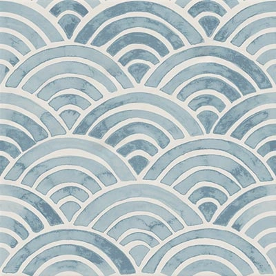 Vives Berta Olivia-M 20x20 płytki ścienne niebieskie fale