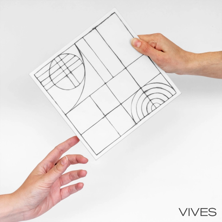 Vives Berta Enzo-M 20x20 mix wzorów płytki ścienne geometryczne
