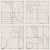 Vives Berta Enzo-M 20x20 mix wzorów płytki ścienne geometryczne