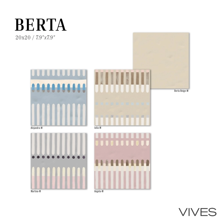 Vives Berta mix dekoracyjne płytki ścienne