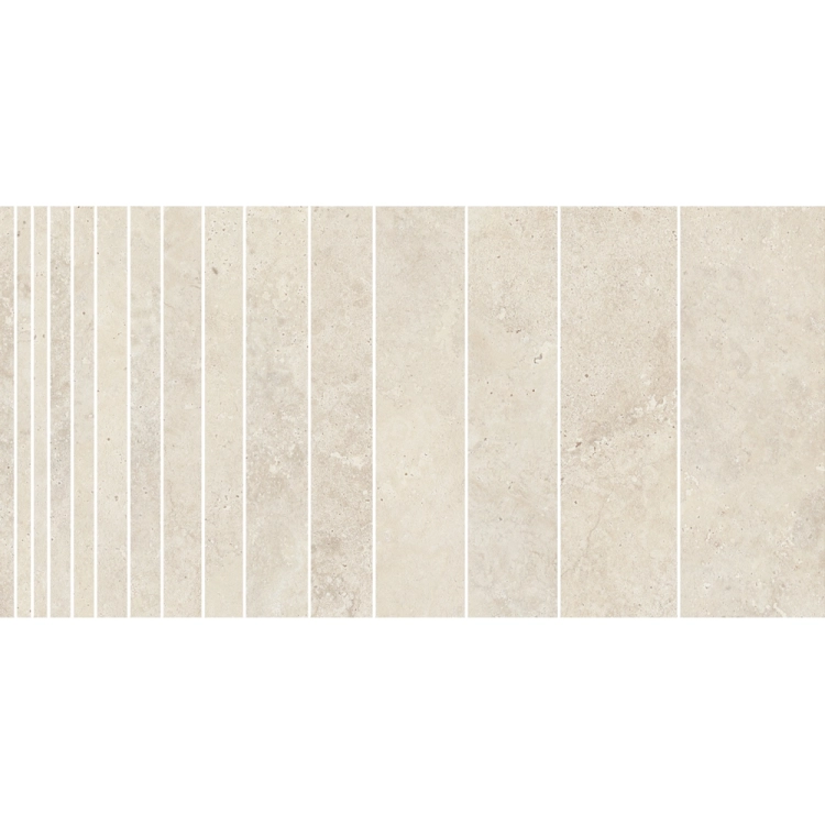 Marazzi Mystone Tivoli Bianco Mosaico Tratti
