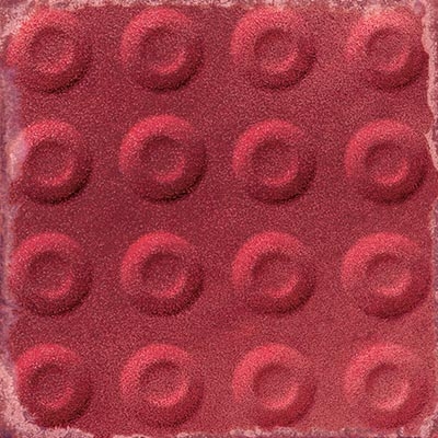 Vives Luca Picos Granate-B 20x20 dekoracyjne płytki 3D połysk czerwone