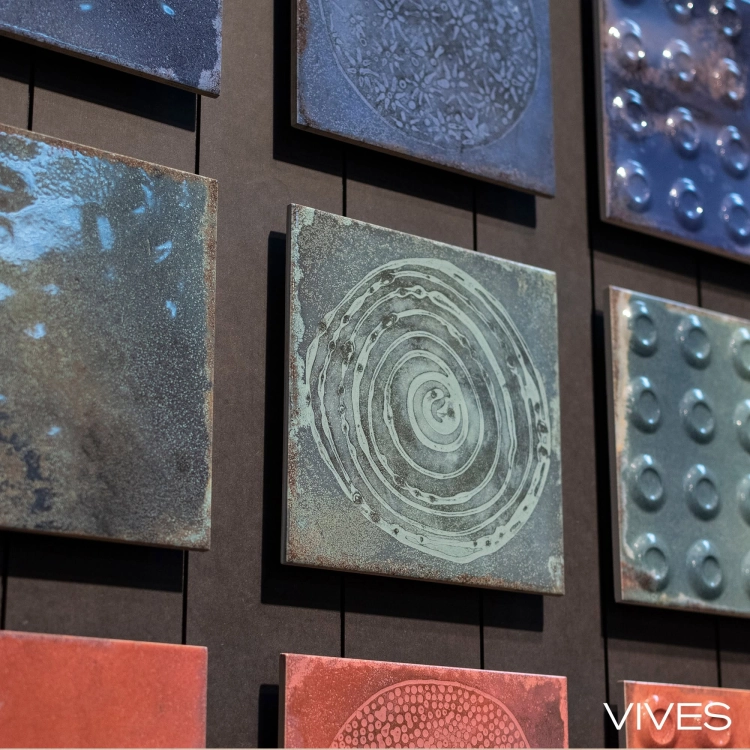 Vives Luca Picos Jade-B 20x20 dekoracyjne płytki 3D połysk zielone