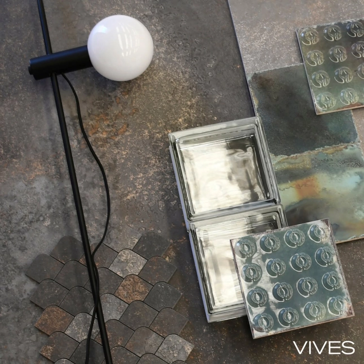 Vives Luca Picos Jade-B 20x20 dekoracyjne płytki 3D połysk zielone
