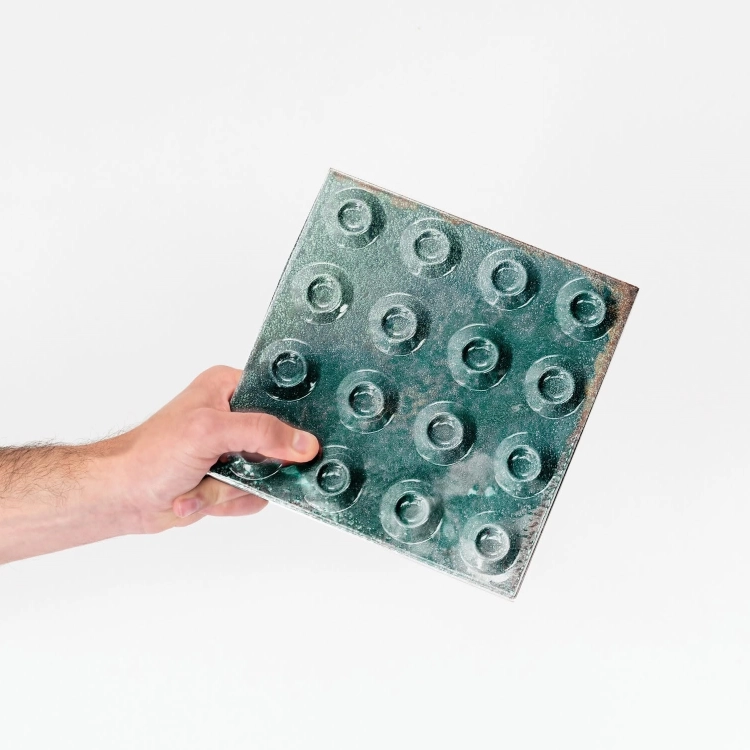 Vives Luca Picos Jade-B 20x20 dekoracyjne płytki 3D połysk zielone