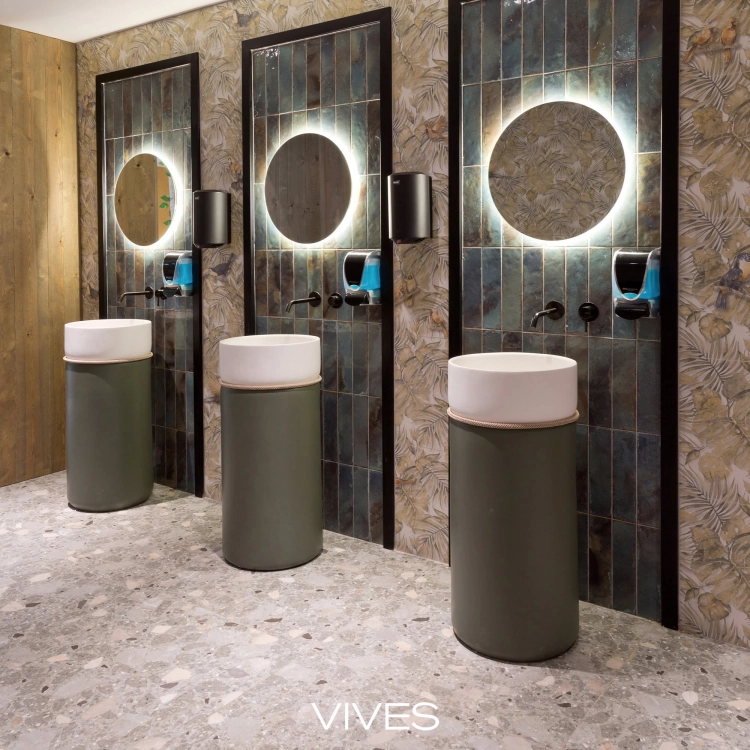 Vives Luca AB|C Jade 8x31,5 połysk zielone cegiełki
