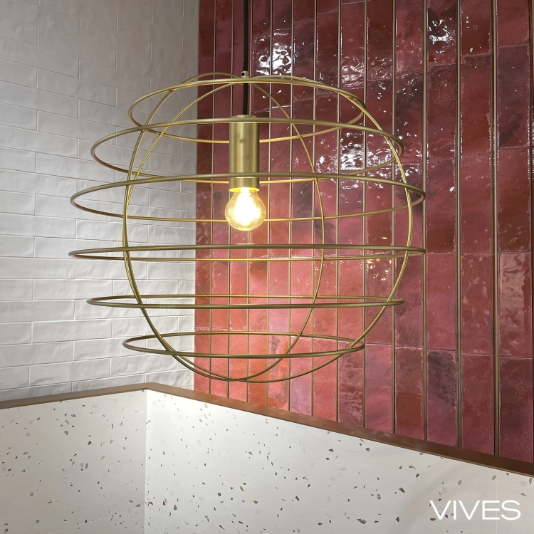 Vives Luca AB|C Granate 8x31,5 połysk czerwone cegiełki