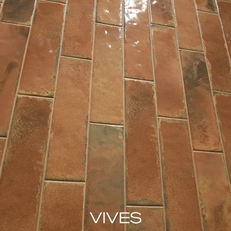 Vives Luca AB|C Ámbar 8x31,5 połysk brązowe cegiełki