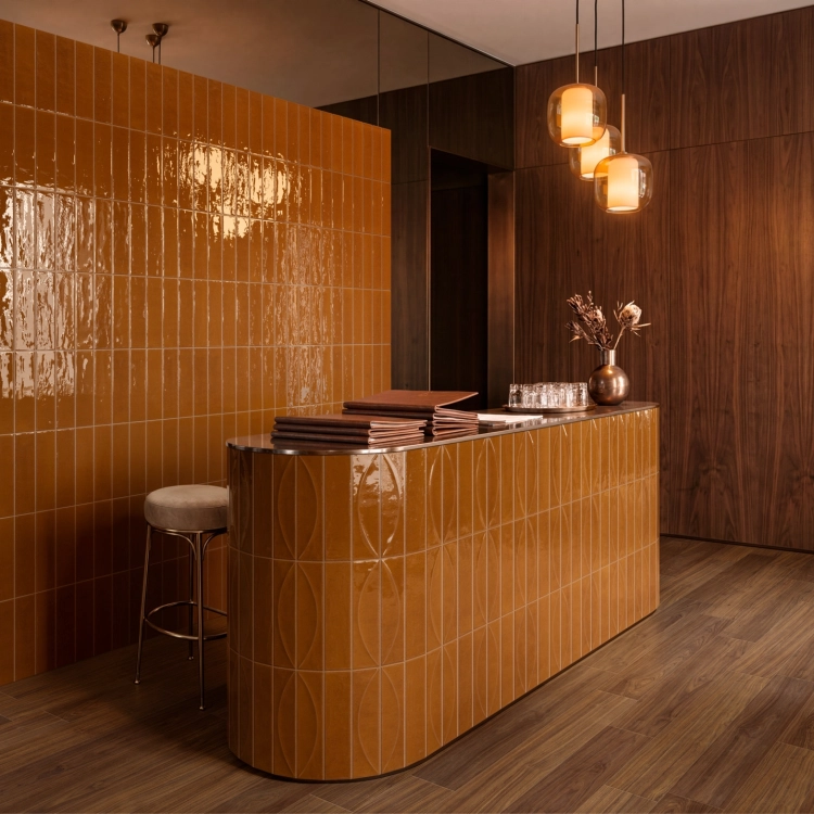Marazzi Terralux Arancio Lux 9,1x37,5 pomarańczowe kafle