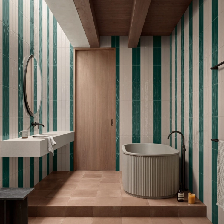 Marazzi Terralux Bianco Lux 9,1x37,5 białe kafle