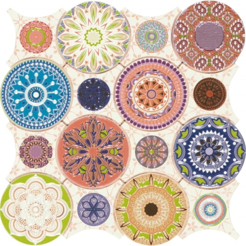 Dune Mandala kolorowa mozaika