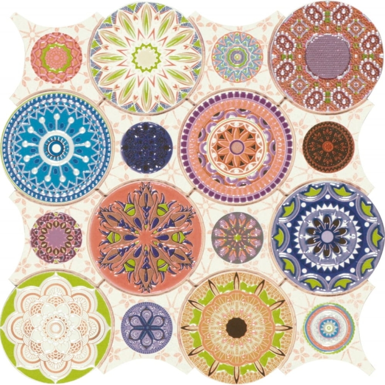 Dune Mandala kolorowa mozaika