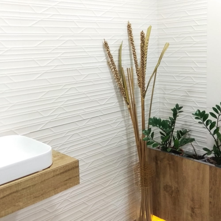 Saloni dekoracyjne płytki Rif 30x90 Blanco