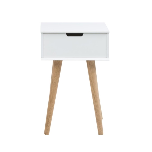 Stolik nocny w skandynawskim stylu 40x30 biały