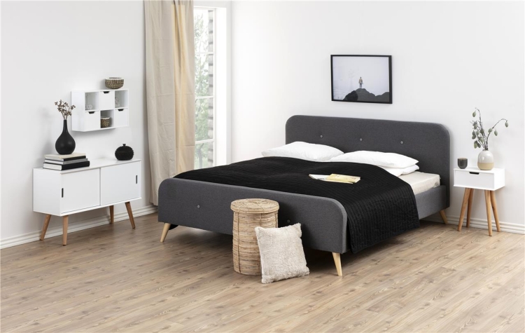 Stolik nocny w skandynawskim stylu 40x30 biały