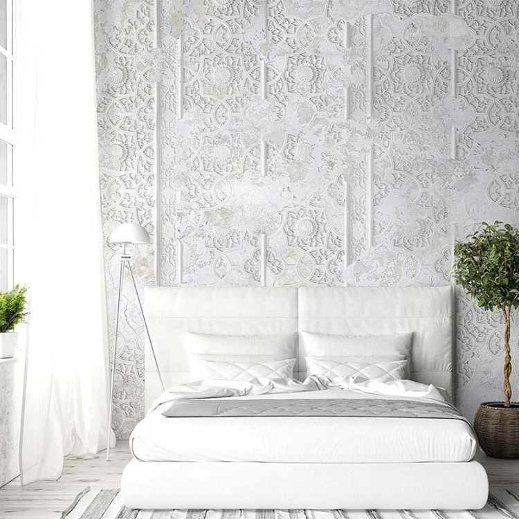 Arabeski jasna dekoracyjna tapeta