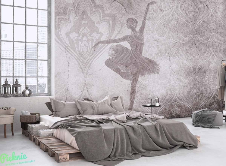 Baletnica tapeta na fizelinie glamour