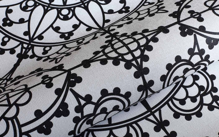 Koronkowa elegancka tapeta ścienna