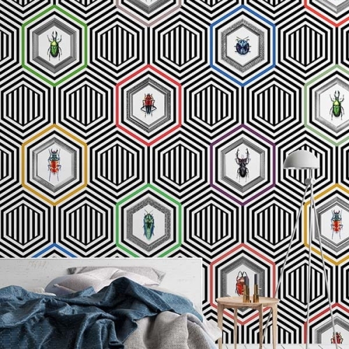 Chrząszcze tapeta fizelinowa