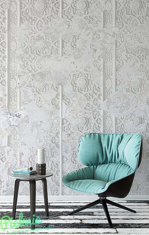 Arabeski jasna dekoracyjna tapeta
