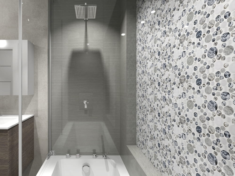 L'Antic Colonial mozaika ścienna Treasures Mist Shannan Moon kamień i szkło